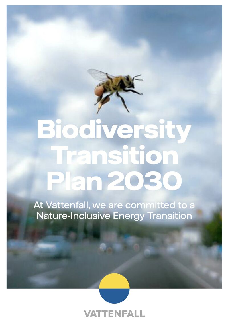Vattenfall lanserar Biodiversity Transition Plan 2030